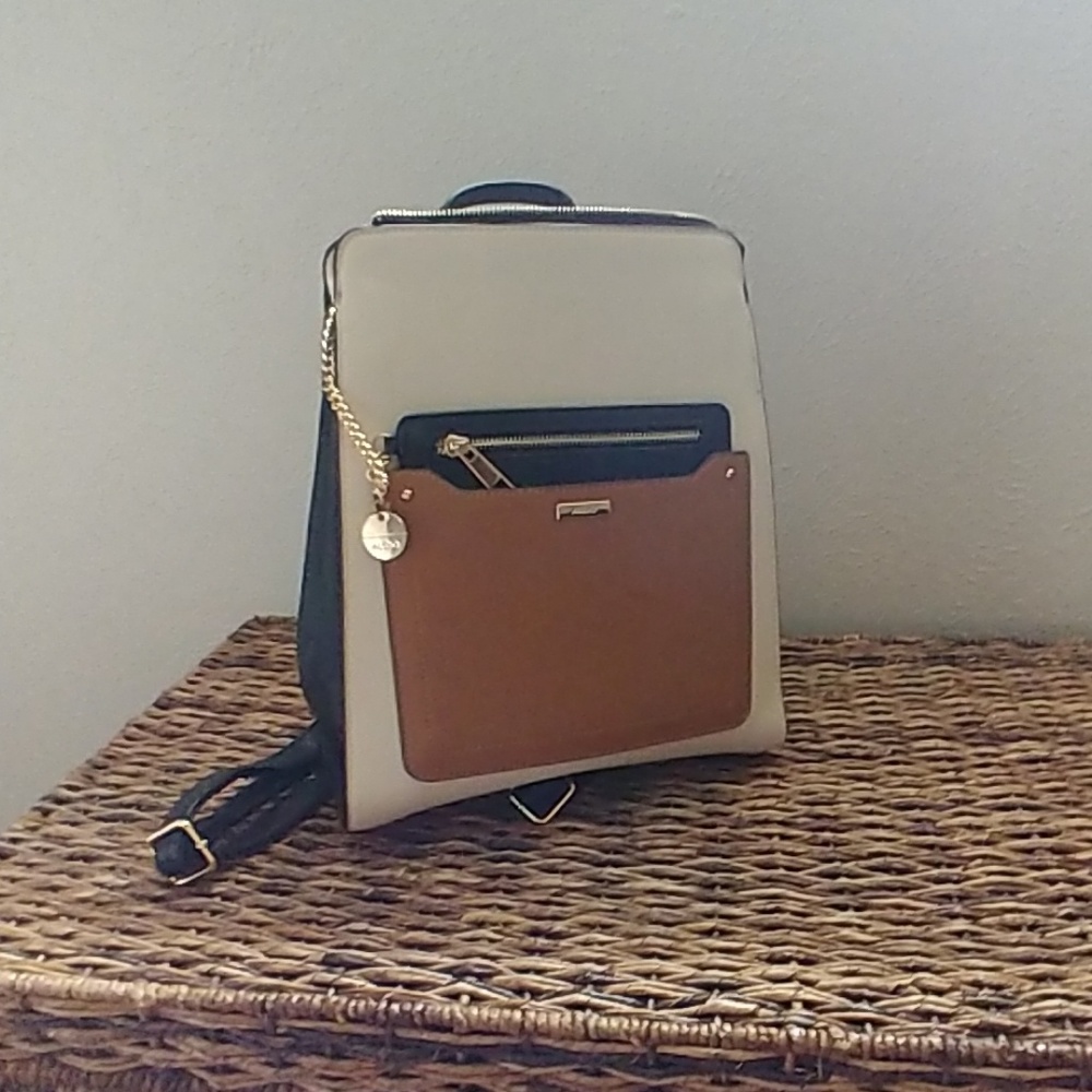 Aldo Backpack Purse with Removable Pouch